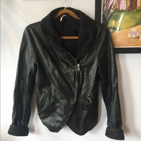 Vegan leather jacket - Picture 4 of 5